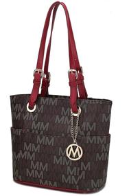 img 4 attached to 👜 Stylish MKF Shoulder Handbag: Women's Satchel Tote, Wallet & Totes