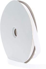 img 2 attached to 🎀 Berwick Offray 5/8" White Grosgrain Ribbon - 100 Yards Roll for Crafting and Decorations