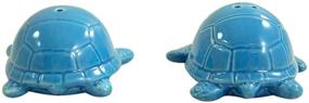 img 1 attached to Ocean Themed Ceramic Pepper Shakers