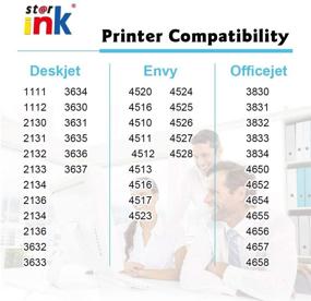 img 3 attached to 🖨️ High-Quality St@r Ink Remanufactured Cartridge for HP 63 XL Black: Compatible with DeskJet, Envy, and OfficeJet Printer Models - 1 Pack