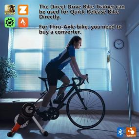 img 3 attached to 🚴 Unisky Bike Trainer: Ultimate Smart Stand for Zwift, ANT+, and Bluetooth Connectivity