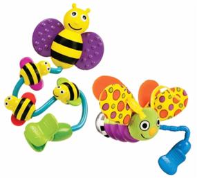 img 1 attached to 🐝 Fun Firefly and Sassy Busy Bee - Stroller Clip On Toys (Limited Stock)