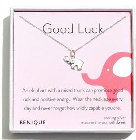 img 4 attached to Sterling Necklaces Inspirational Meaningful Adjustable