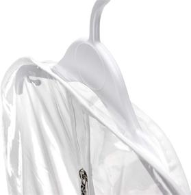 img 3 attached to 👶 Hangerworld Clear 30-inch Showerproof Coat Garment Clothes Carry Cover Bags - Ideal for Kids, Babies, and Toddlers - Enhanced Protection