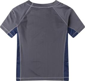 img 3 attached to Hipeta Short Sleeve Rashguard Shirt Boys' Clothing ~ Swim