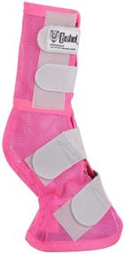 img 2 attached to 🐴 Cashel Crusader Horse Fly Leg Guards for Small Horse/Arab in Pretty Pink
