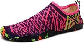 img 1 attached to 🏊 DoGeek Water Shoes Men Women's Aqua Socks - Quick-Dry Barefoot Beach Shoes for Swimming, Surfing, Yoga, Pilates, and Vacation