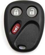 🔑 uxcell 3 button key shell replacement 21997127: keyless entry fob remote case for cadillac, chevrolet, gmc, and hummer logo