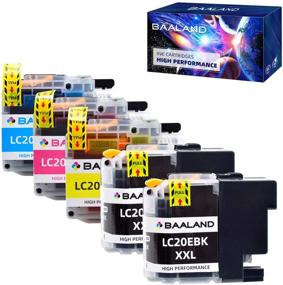 img 4 attached to 🖨️ LC20E XXL Ink Cartridge Replacements for Brother MFC-J985DWXL - Super High Yield 5 PACK