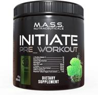 💪 m.a.s.s. nutraceuticals initiate pre-workout - the ultimate muscle builder & workout supplement for both men and women logo