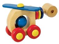 elegant baby wooden toy helicopter logo