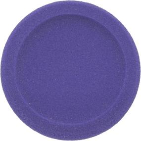 img 1 attached to Champion Sports Rounded Foam Discs Set, Reds, Yellows, Royals, Greens, Oranges, Purples
