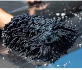 img 3 attached to Chemical Guys MIC498 Black Microfiber Wash Mitt: Premium Quality for Automotive Detailing, 1 Pack