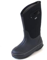 bogs classic outdoor waterproof insulated neoprene boys' shoes logo