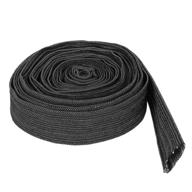 🔒 nylon cable cover: 25ft protective sleeve for welding torch, plasma torch, stick welding cables, hydraulic hoses logo