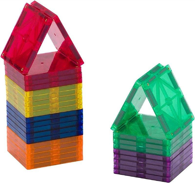 playmags 30 piece squares set 로고