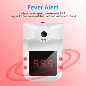 img 2 attached to 🌡️ Digital Infrared Thermometer- Non-Contact Ear & Forehead Function with Fever Alarm, Memory Function- Suitable for Baby, Adult & Objects (Wall Mountable)