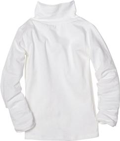 img 1 attached to 🐢 Cute and Cozy: Country Kids Little Girls' Turtle Neck Top for Adorable Style and Warmth