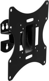 img 4 attached to 📺 Mount-It! MI-4501L TV Wall Mount Bracket for 42" LCD, LED, Plasma, 4K, 3D TV Screens - Swivel, Tilt, 66 Lbs Capacity, Black