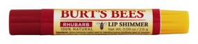 img 3 attached to BurtS Bees Lip Shimmer Rhubarb