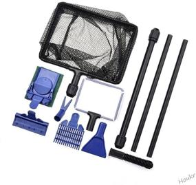 img 3 attached to 🐠 Houkr Aquarium Fish Tank Clean Tools: 6-in-1 Adjustable Cleaning Kit & Fish Tank Gravel Cleaner Siphon for Water Changing and Sand Cleaning