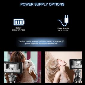 img 2 attached to 🎥 Meike MK-Y700AR 700 LED Dimmable Ultra High Power Video Light with Remote Control for YouTube Studio Photography & Video Shooting