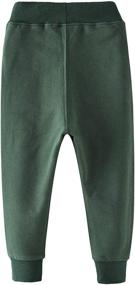 img 3 attached to HUAER Drawstring Sweatpants 100-110cm/38-42inch: Comfortable Boys' Clothing Pants