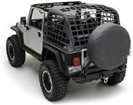 🔒 jeep wrangler tj smittybilt 561035 black diamond c.res system cargo net logo