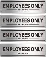 employees only sign self adhesive signboard логотип