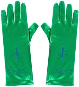 img 4 attached to 👑 Girls' Accessories for Princess Birthday, Wedding, Holiday and Special Occasions - Including Gloves