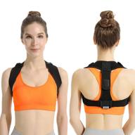 👍 greeno posture corrector: ultimate upper body support for men & women - back brace, shoulder support, and pain relief, adjustable design, universal size logo