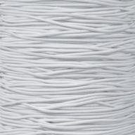 1/16 inch elastic cord for beading and crafting - stretch string, made in usa - available in 10, 25, 50, 100, and 1300 feet logo