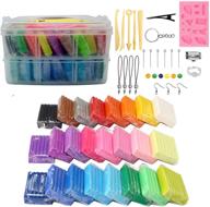 softifund polymer clay kit - 24 colors of baked clay, soft modeling clay set with sculpting tools - diy art crafts, best gift for boys, girls, and craft lovers logo