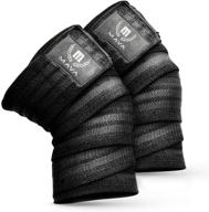 🏋️ mava sports knee wraps for cross training wods: enhanced compression and elastic support логотип