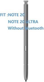 img 2 attached to 🖊️ Высококачественный серый стилус S Pen замена для Samsung Galaxy Note 20/Note 20 Ultra - Без Bluetooth