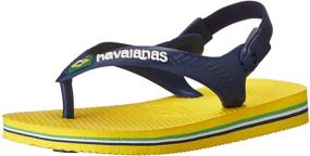 img 4 attached to Сандалии Havaianas Brazil для младенцев и мальчиков дошкольного возраста: стильная обувь!