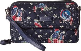 img 3 attached to Vera Bradley Holiday Owls 🦉 Iconic RFID All-In-One Crossbody - One Size