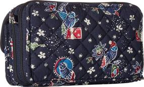 img 2 attached to Vera Bradley Holiday Owls 🦉 Iconic RFID All-In-One Crossbody - One Size