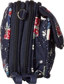 img 1 attached to Vera Bradley Holiday Owls 🦉 Iconic RFID All-In-One Crossbody - One Size