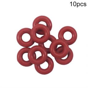 img 1 attached to Othmro 10Pcs 3 5Mm Silicone Gasket Hydraulics, Pneumatics & Plumbing