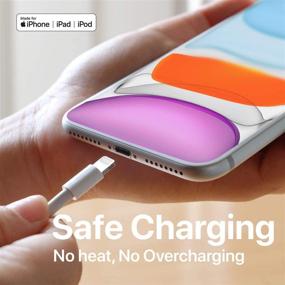 img 2 attached to 📱 Премиум-быстрый зарядник для iPhone 13 Pro Max с сертификатом Apple MFI - Блок питания Boxgear 18 Вт PD со встроенным кабелем USB-C на Lightning для безупречной синхронизации и быстрой зарядки - Совместим с iPhone 13 Pro, 13 Pro Max, 12 Pro, 12 Pro Max