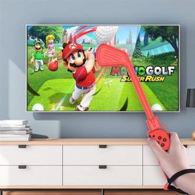 img 1 attached to Аксессуары для контроллера Nintendo Switch Golf Super