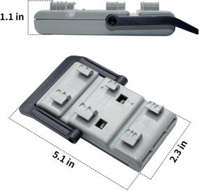 img 1 attached to 🧽 DD82-01121B Dishwasher Rack Adjusters Basket Assembly by Sikawai for Samsung Dishwasher - Replaces AP5736133 DD97-00119B 2983167 PS8690520 - Pack of 2