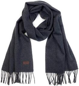 img 2 attached to 💎 Luxurious Italian Freeman Mens Cashmere Scarf: Style and Comfort Combined