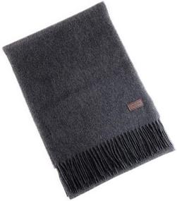 img 1 attached to 💎 Luxurious Italian Freeman Mens Cashmere Scarf: Style and Comfort Combined