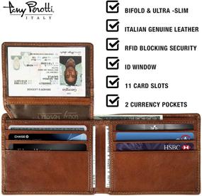 img 2 attached to 💼 Tony Perotti Slim Passcase Billfold Currency