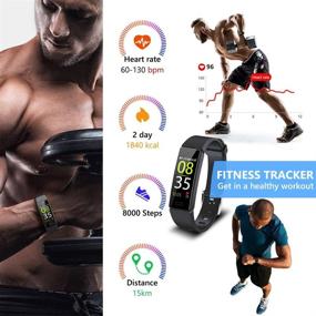img 2 attached to 🏋️ Mgaolo Fitness Tracker: Advanced IP68 Waterproof Activity Watch with Heart Rate, Blood Pressure, Sleep Monitor & 10 Sport Modes - Perfect for Women, Men, and Kids!