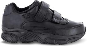 img 3 attached to Double Strap Active Walkers Biomechanical Sneaker Men's Shoes in Athletic