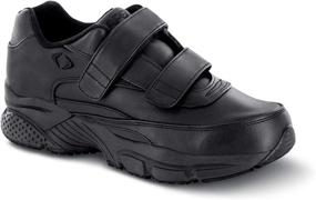 img 4 attached to Double Strap Active Walkers Biomechanical Sneaker Men's Shoes in Athletic