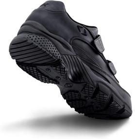 img 1 attached to Double Strap Active Walkers Biomechanical Sneaker Men's Shoes in Athletic